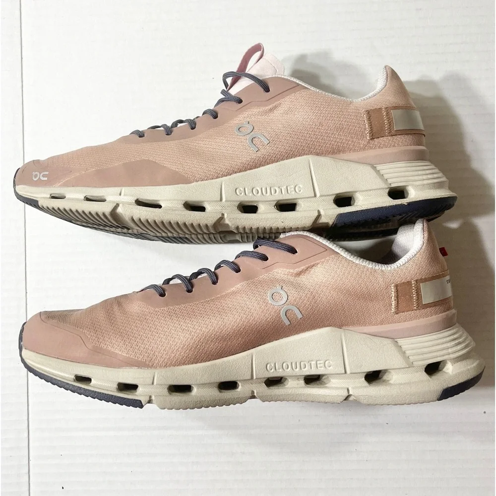 On Cloud Cloudnova Sneakers Women 10 RoseBrown Running Walking Shoes 26.98121